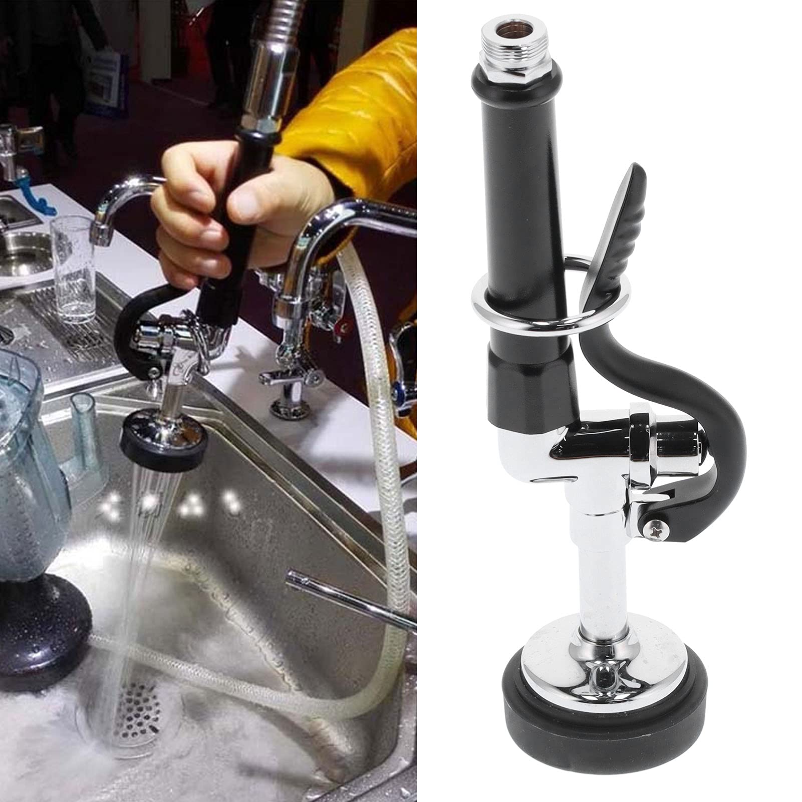 Amazon.co.jp: 業務用蛇口スプレー、高圧洗浄業務用シンクスプレー